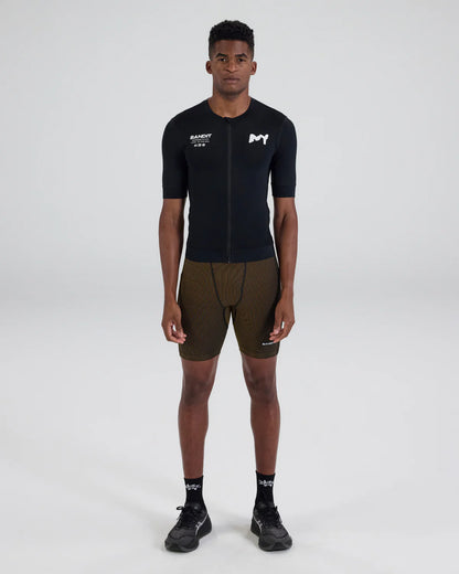 Ares™ Two-Way Zip Performance Tee - Black