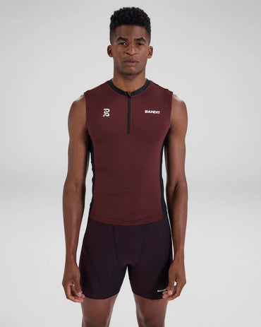 Ares™ & Superbeam™ Distance Sleeveless Quarter Zip - Fig
