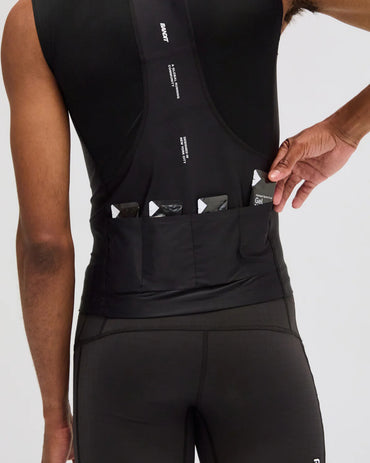 Ares™ Sleeveless Quarter Zip Distance Tank - Black