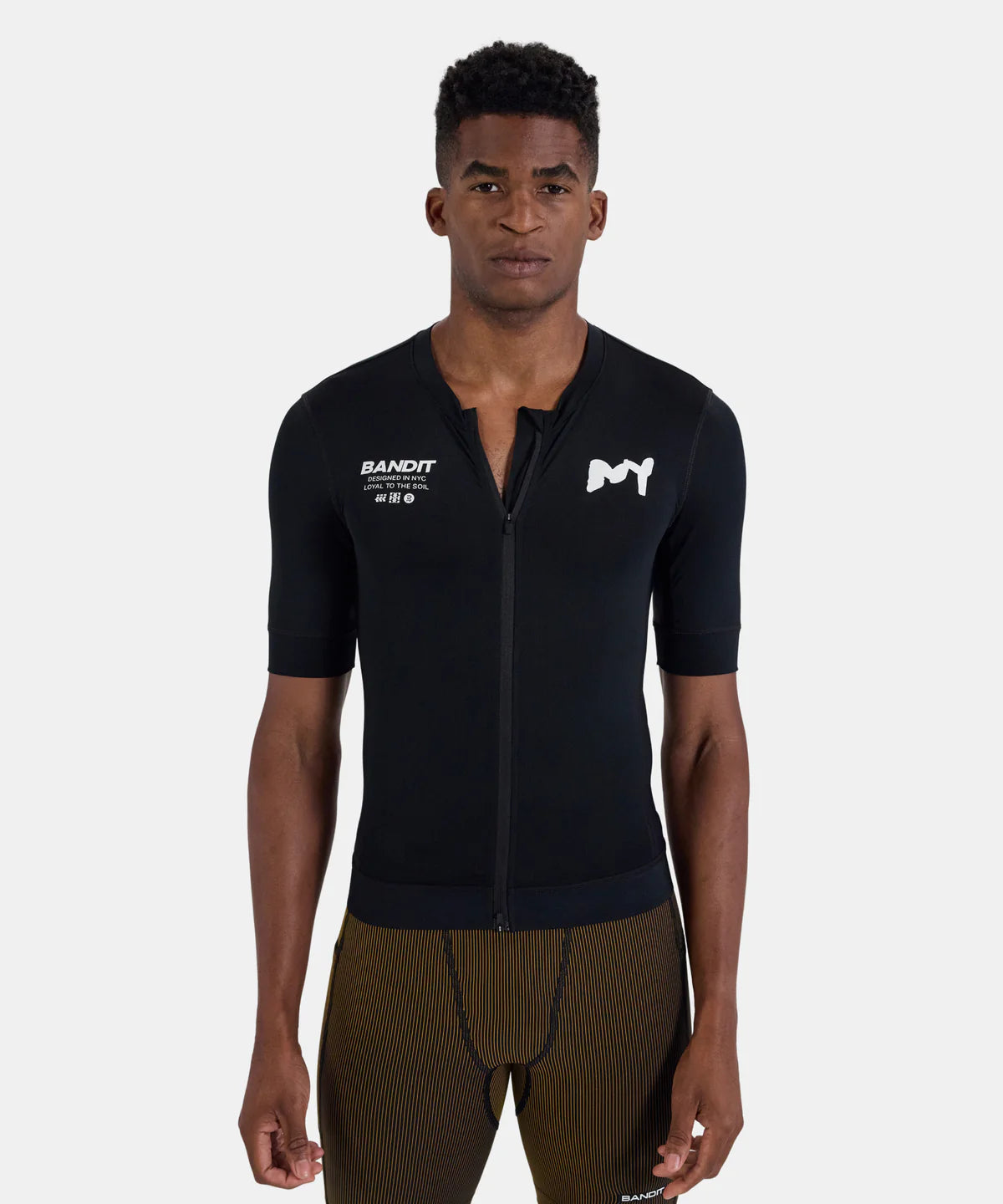 Ares™ Two-Way Zip Performance Tee - Black