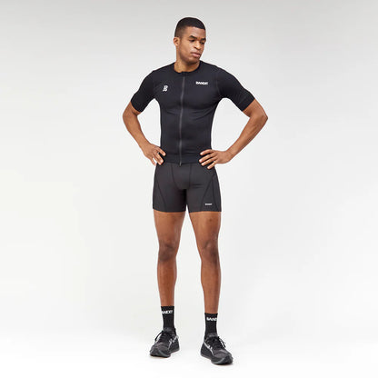 Ares Flex™ Men's Two-Way Zip Performance Tee - Black