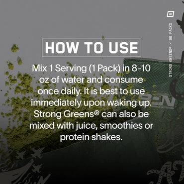 Strong Greens Go Packs - Superfood Greens Powder
