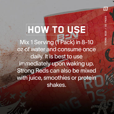Strong Reds Go Pack (Single Serving) - Superfood Reds Powder