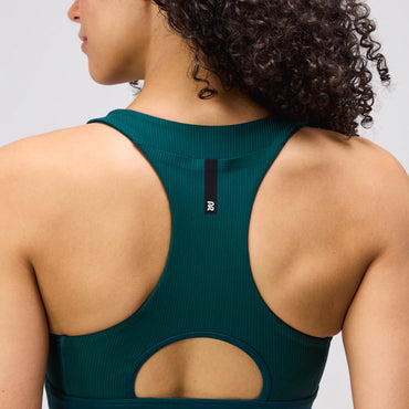 Cadence™ Scoop Neck Run Bra - Pine