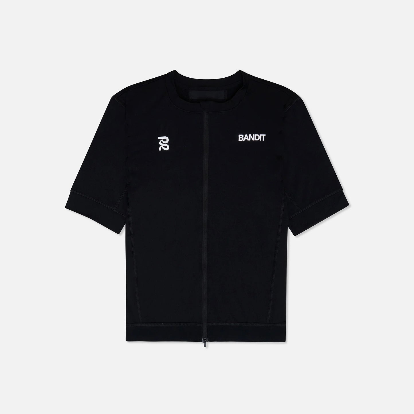 Ares Flex™ Men's Two-Way Zip Performance Tee - Black