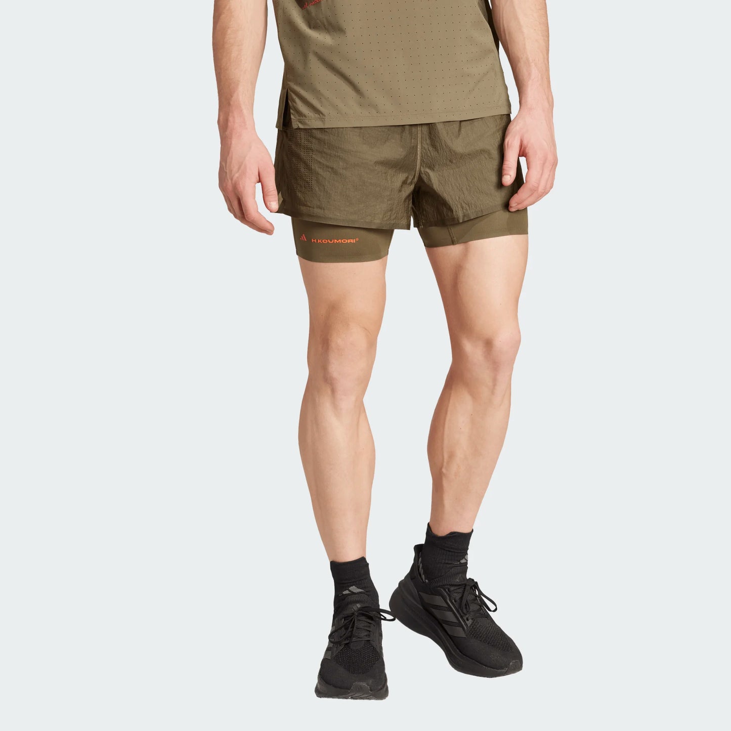 H.Koumori Running 2-In-1 Men's Shorts