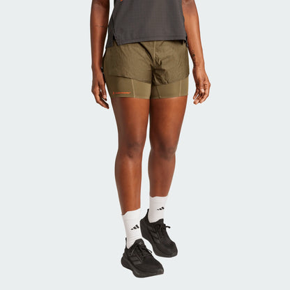 H.Koumori Running 2-In-1 Women's Shorts