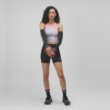 Stamina™ Race Crop - Thistle Print